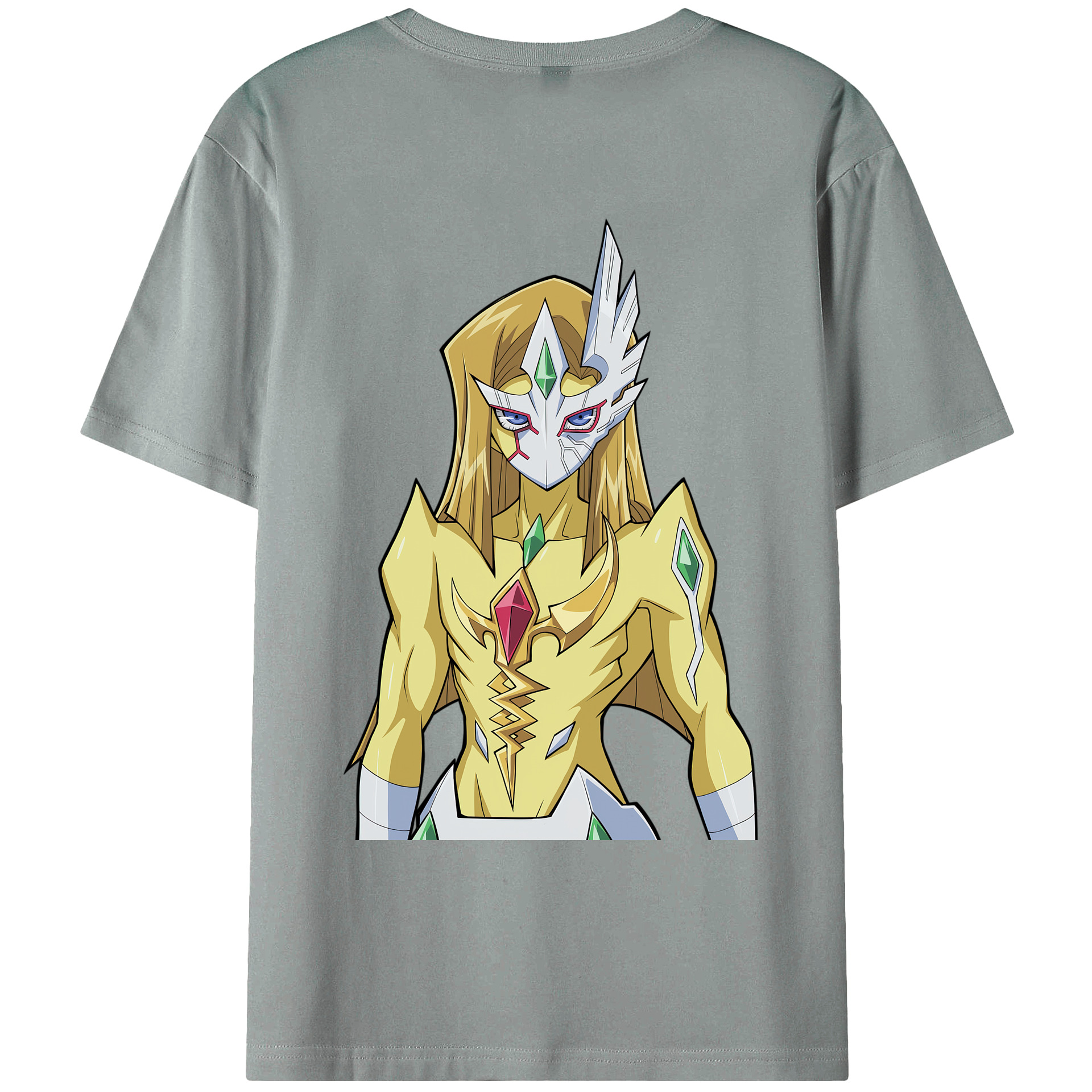（画像用） 遊☆戯☆王 Yu-Gi-Oh! 綿100％ メンズ半袖Tシャツ（バックプリント） 通気性
